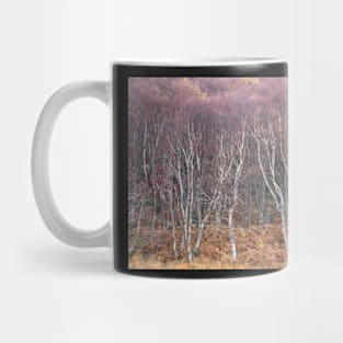 Birch Stand - end of the fall Mug